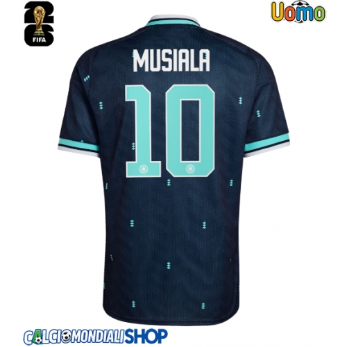 Maglie da calcio Germania Jamal Musiala #10 Seconda Maglia Mondiali 2026  Manica Corta